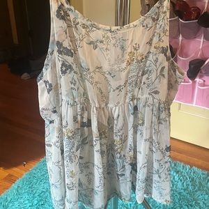 Torrid Sheer Floral Cami Size 5